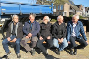 Vanaf de nieuwe Akenbank kijk je nu zo over het IJsselmeer